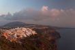 Thira and Santorini island view