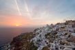 Sundown of Santorini island