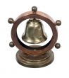 Nautical Steering Wheel and Bell