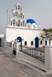 White Greek church