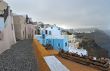 Spring cold morning in Santorini