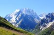 Caucasus mountains Dombai
