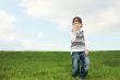 Youngster punching the air with his fist