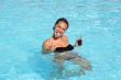 girl in pool