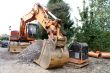 excavator working at the construction site