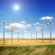 Wind turbines energy