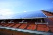 Solar panels placed on roof