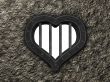 heart prison window