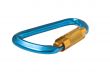 Blue carabiner