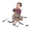 Baby girl with cosmetics