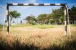 Abandoned soccer field