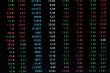 Stock market billboard