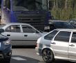 collision of the truck and car