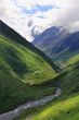 Caucasus mountains Dombai