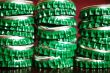 pile of green beer caps