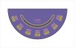 Vector poker table layout