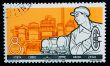 CHINA - CIRCA 1964: A Stamp printed in China shows image of chem