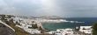 Mykonos city and port panorama