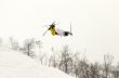 skier flip in the air