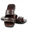 a pair of leather slippers for men