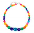 colored plastic beads