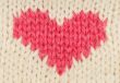 knit red heart