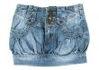 denim mini skirt