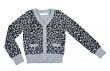 gray mottled sweater