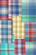 background patchwork plaid fabric