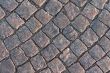 cobbled pavement