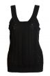 black knitted vest