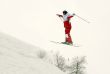 skier flip in the air