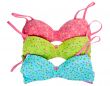 three color cotton bra