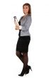 business girl with a office folder