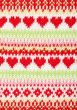 knitted background with a pattern in the shape of heart