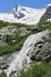 Alibek waterfall. Dombay mountains. The Northern Caucas