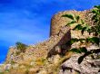 The ancient Genoese fortress in Crimea