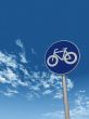 roadsign bicycle