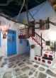 Mykonos house yard