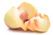Peach with fig slices