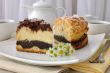 Cheese cake with poppy filling