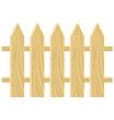 wooden fence