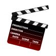 Movie clapper board