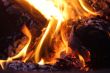 Bonfire and flames