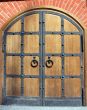 Wrought iron door