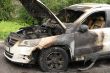 burned-out car