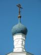 Dome of an orthodox church in Ryazan Kremlin 