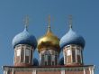 Domes of the Uspenskiy Cathedral of the Ryazan Kremlin