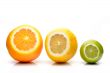 Lime, lemon and orange