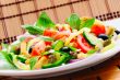 Vegetable salad with basil